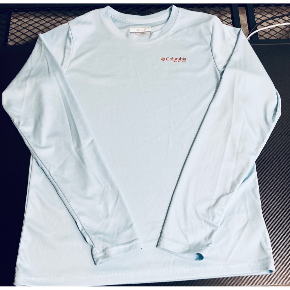 Columbia Girls Youth L 14/16 Long Sleeve Performance Shirt Light
Blue Gorpcore